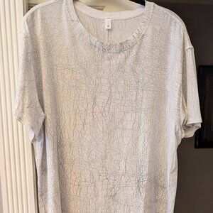 Lululemon Vitasea All Yours Short Sleeve (Thread Dye White Black)